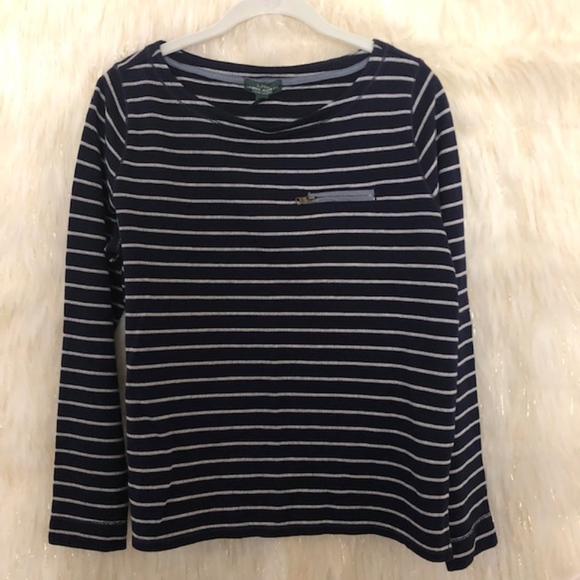 LRL Lauren Jeans Co. Ralph Lauren Nautical Top - Picture 1 of 3